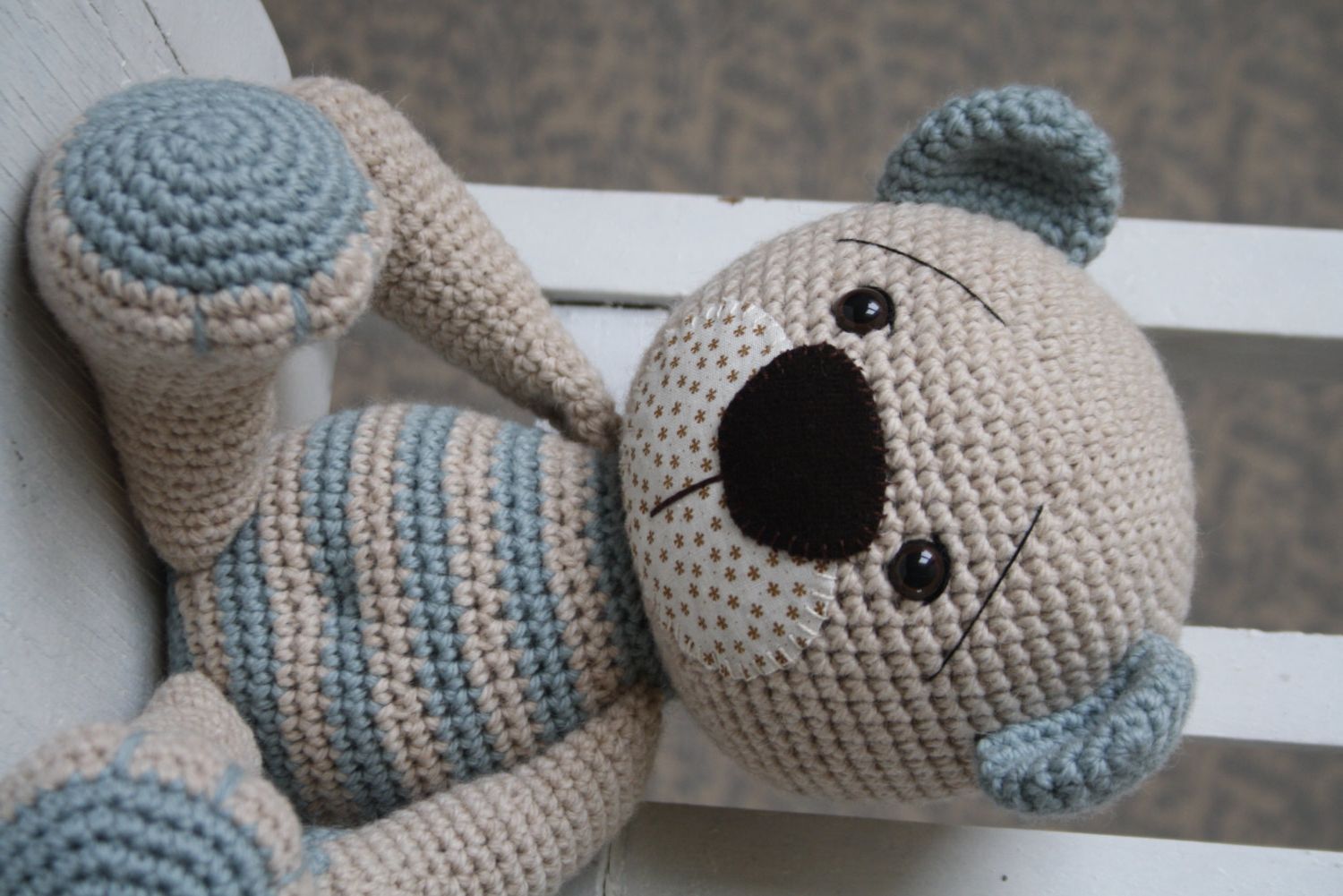 PATTERN  Tummy Teddy croche
