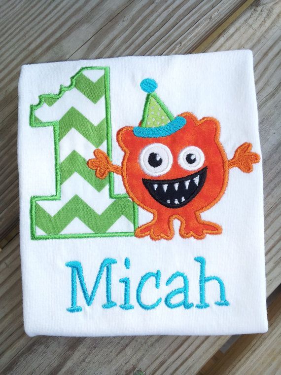 Personalized Monster birthd