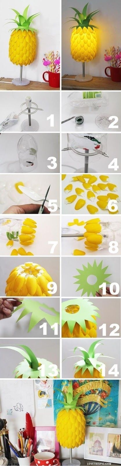 Plastic Spoon Pineapple Lam