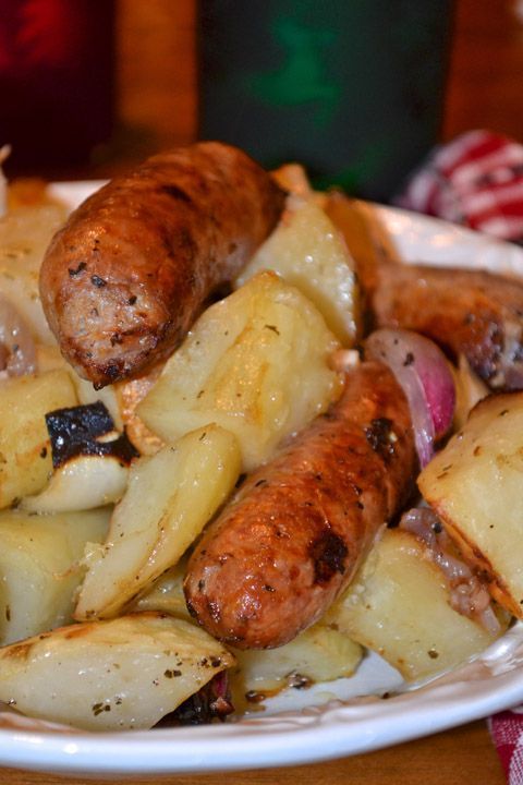 Sausage and Potatoes. (With