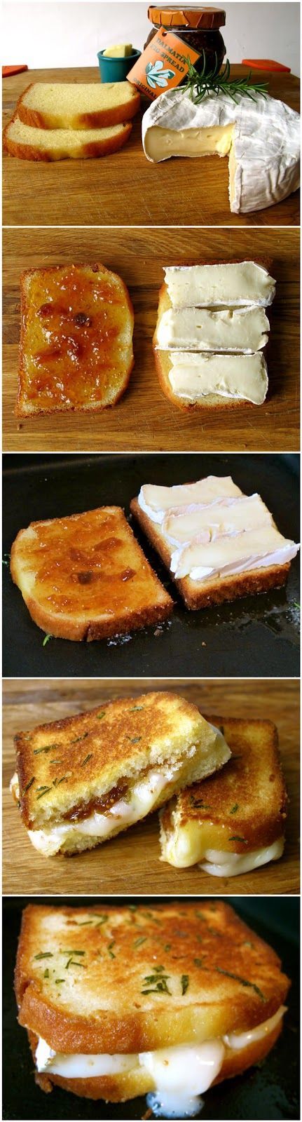 Savory grilled cheese sandw