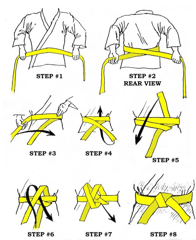 Since Ive been asked 500 times this past month:  Karate – How to tie a