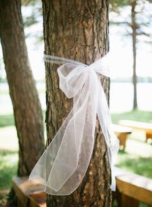 soften an outdoor wedding b