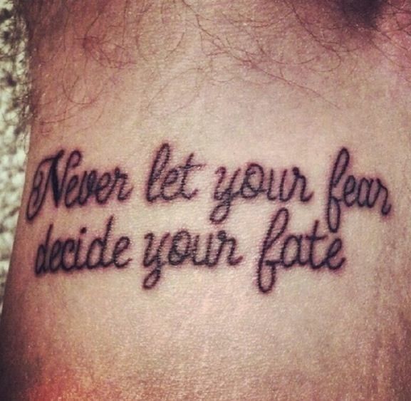 Tattoo Quotes for Men: Famo