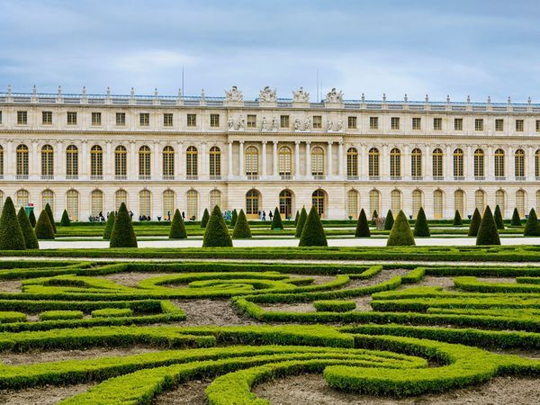 The Versailles gardens took