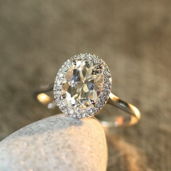 This engagement ring is des