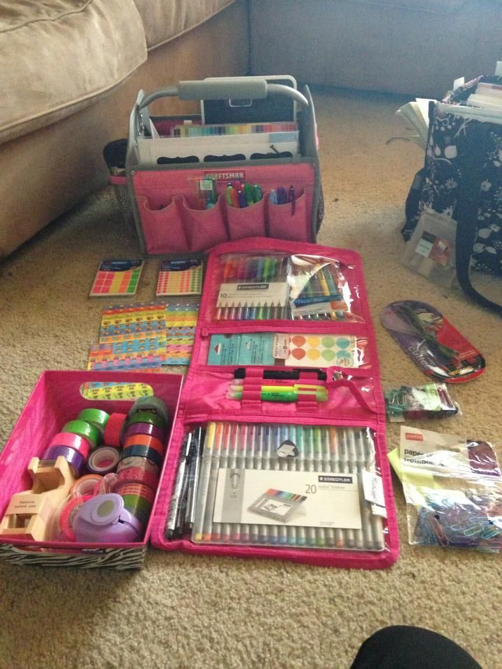 Timeless Beauty Bag from Thirty-One gifts used for art supply