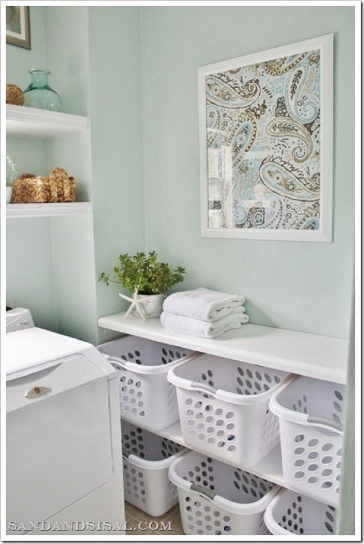 Top 10 Tips for Perfect Laundry Organization – storage station and colours (print in
