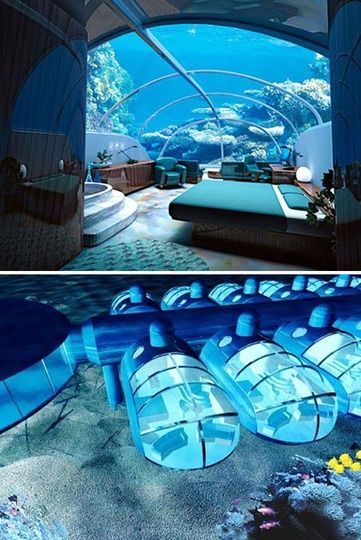 Underwater Hotel Rooms, Fij