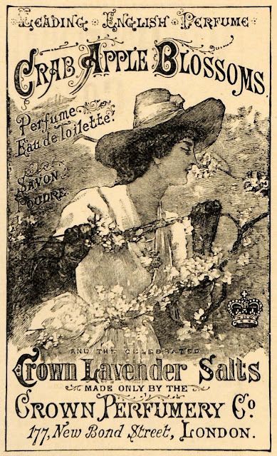 Vintage ad for Crown Perfum
