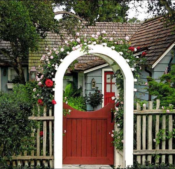 Yard+Fence+Ideas | … Your Home Front Appeal, 15 Beautiful Yard Decorating Ideas and