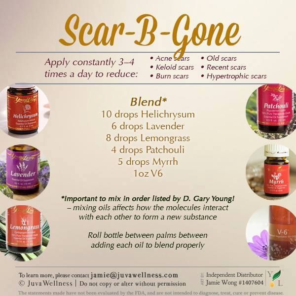 Young Living Essential Oils: Scars or