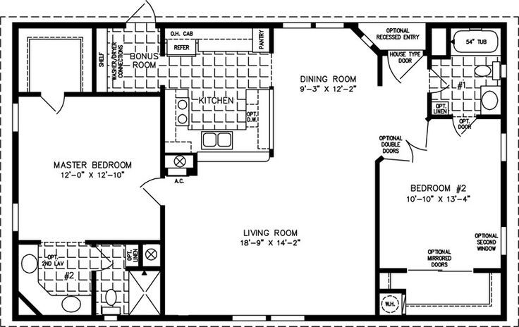 1000 sq foot house plan