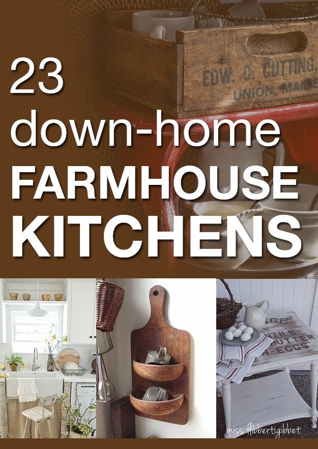 23 down-home farmhouse kitc