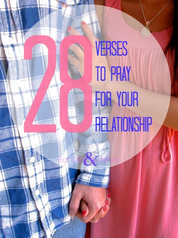 28 Verses to Pray for you Relationship.  Verses on loving, commitment, forgiveness, anger and