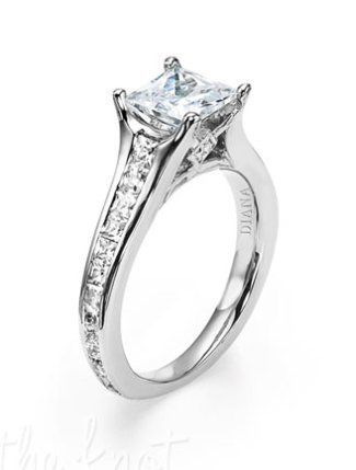 8 Favorite Princess Cut Diamond Engagement Rings | The Knot Blog  Wedding Dresses, Shoes, & Hairstyle News &