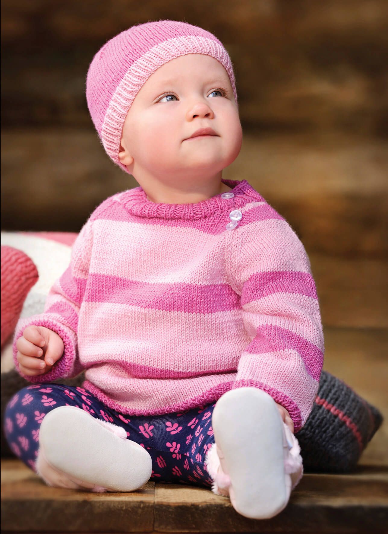 baby sweater and hat knitting pattern