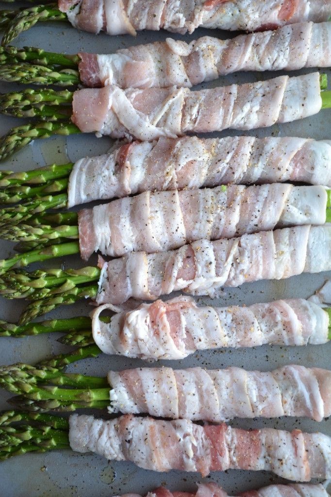 Bacon Wrapped Asparagus. Im