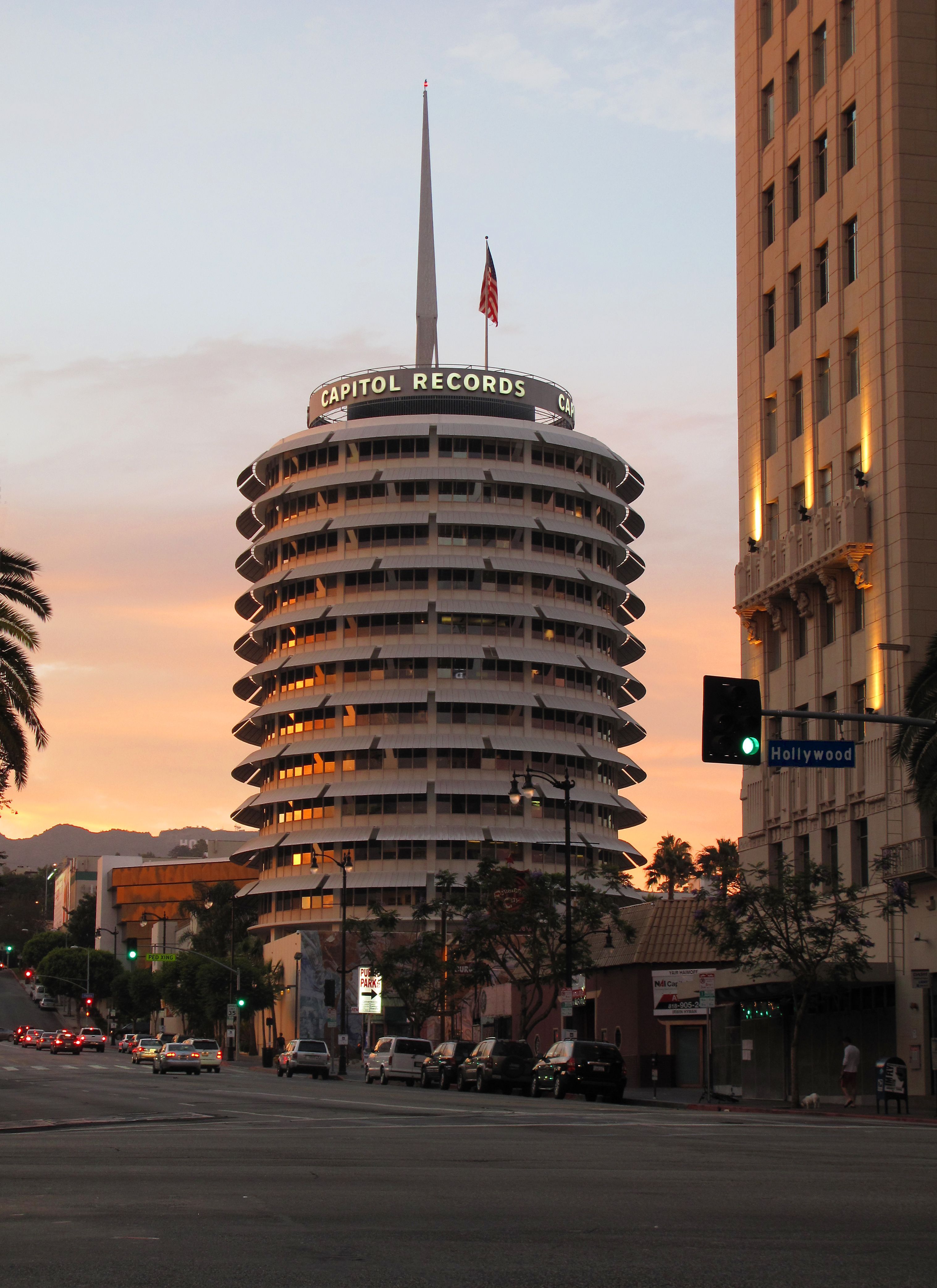 Capitol Records building in