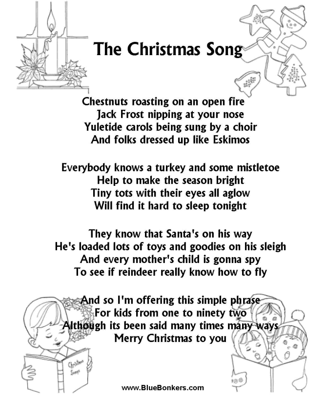 Christmas Carol Lyrics – TH