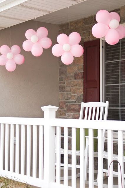 cute balloon idea. I can make these if you want this for your next girl party, bridal shower, baby shower, candle