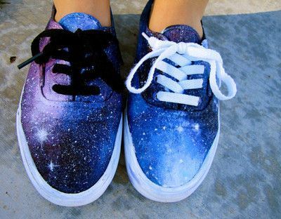 DIY GALAXY VANS — I want to do this with my white