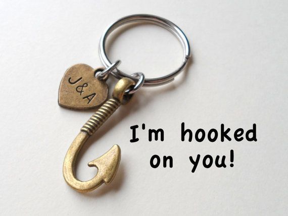 Fish Hook Keychain, Couples