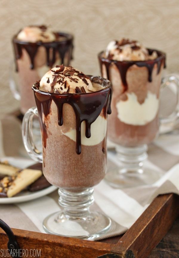 Frozen hot chocolate perfec