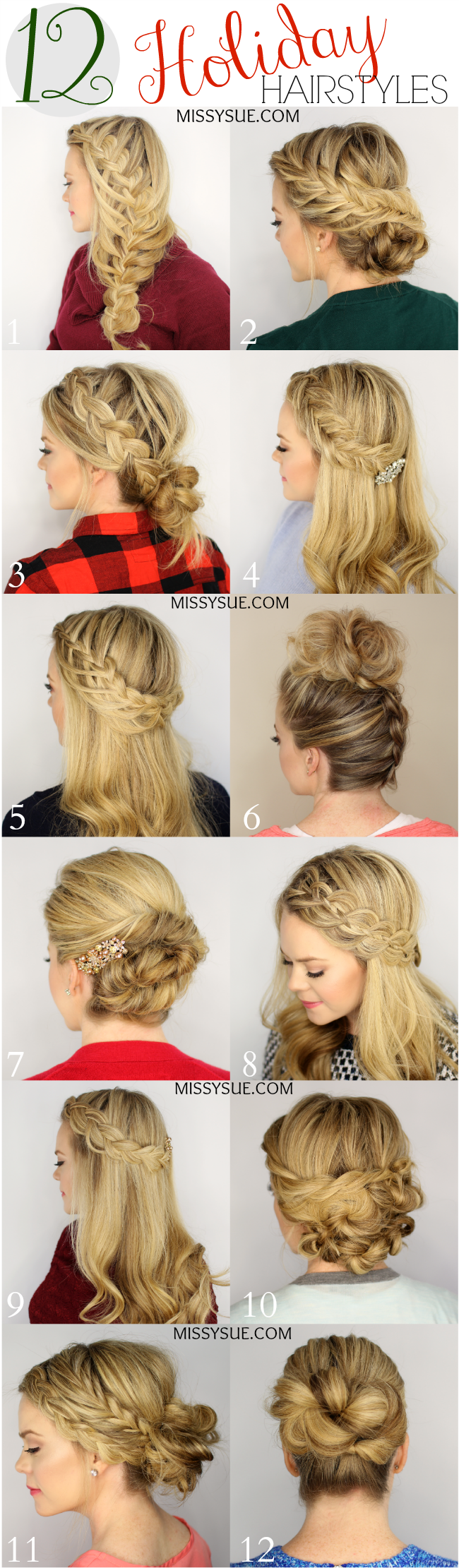 holiday and event hair
