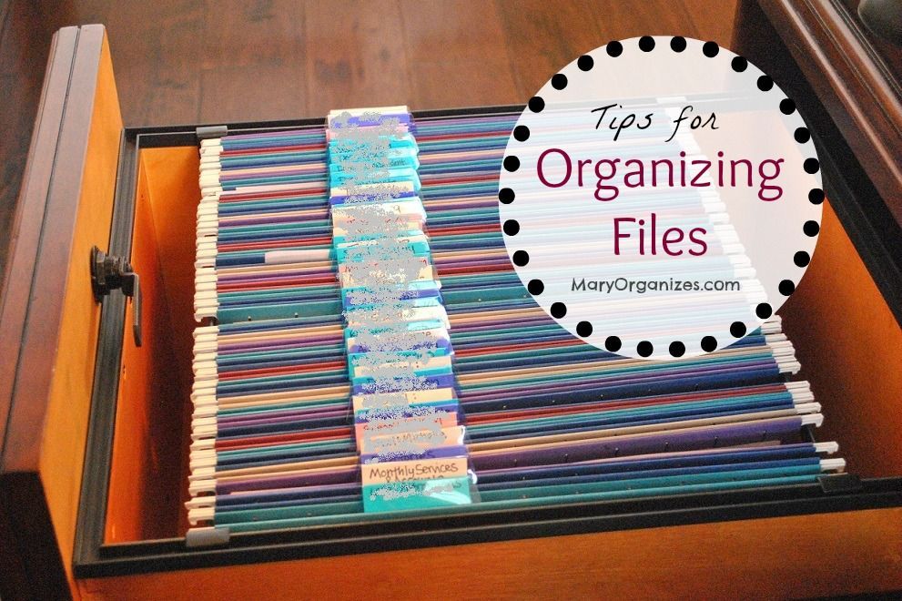 Home Office: Organizing Fil