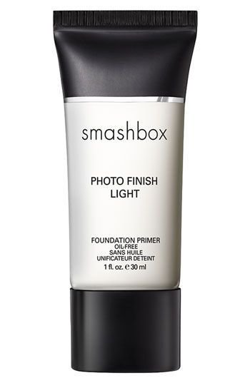 I always use this this primer by Smashbox.  It makes your foundation stay on really