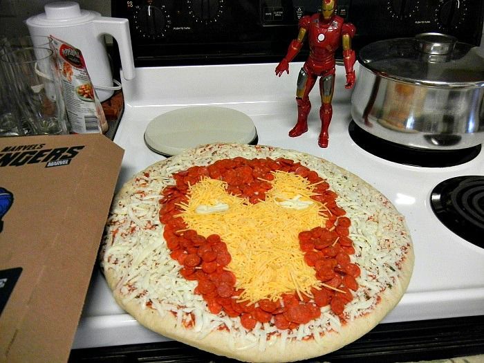 Ironman pizza…Parker is g