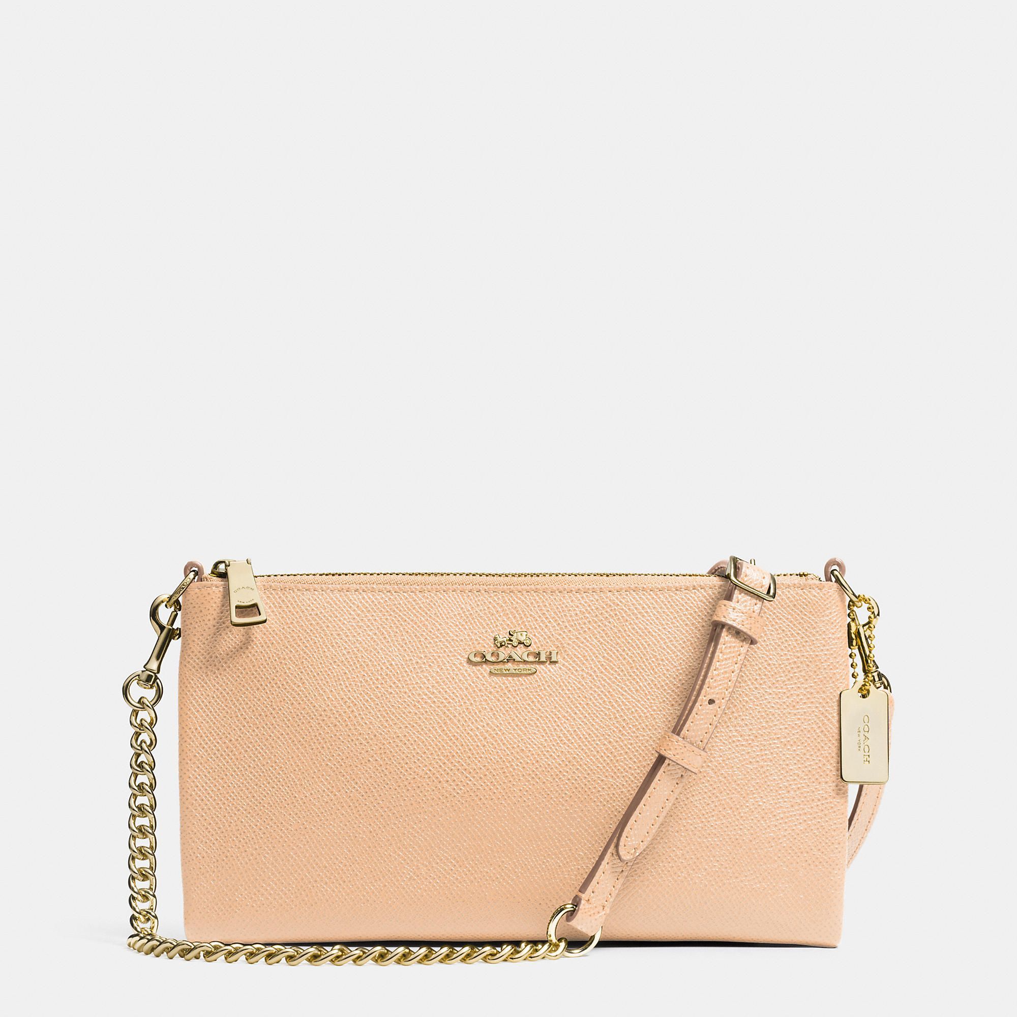 Kylie Crossbody in Embossed Textured Leather #Coach