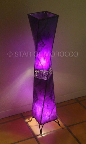 Moroccan Purple Lamp!  I love it! In red and blue would be nice