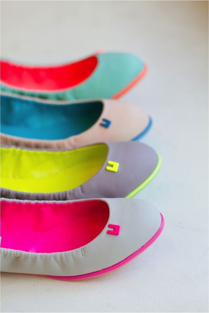 neon flats! lovely pops of color  elfsacks. These are great…..simple ….pretty