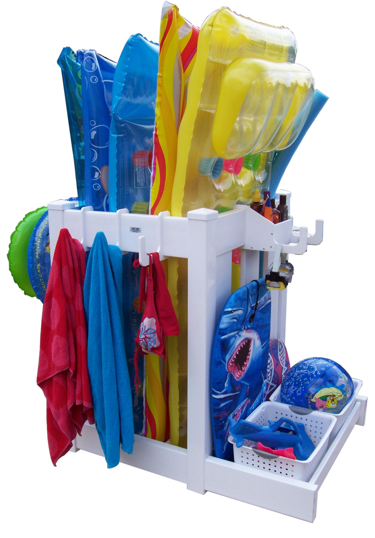 organize your pool floats (