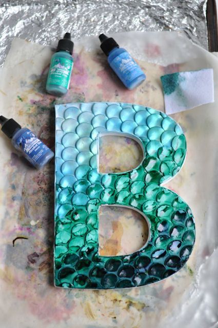 polymer decorated letters b