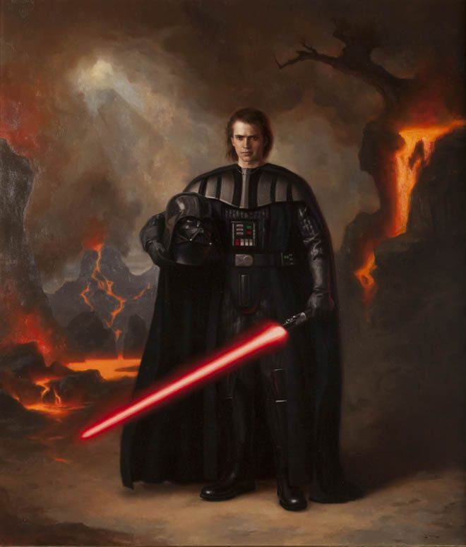 Portrait of Darth Vader by