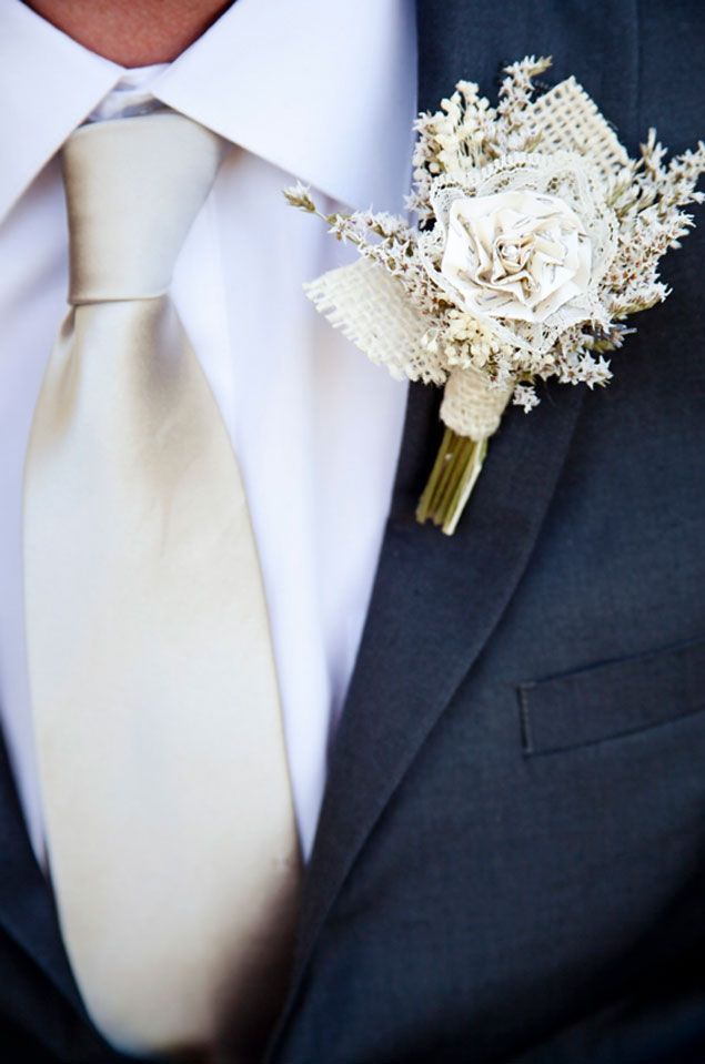Rustic Boutonniere – PHOTO SOURCE • CORY KENDRA PHOTOGRAPHY | Featured on