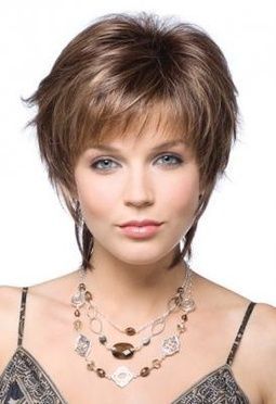 Short Hair Styles For Women Over 50 | Asymmetrical cut for short wavy