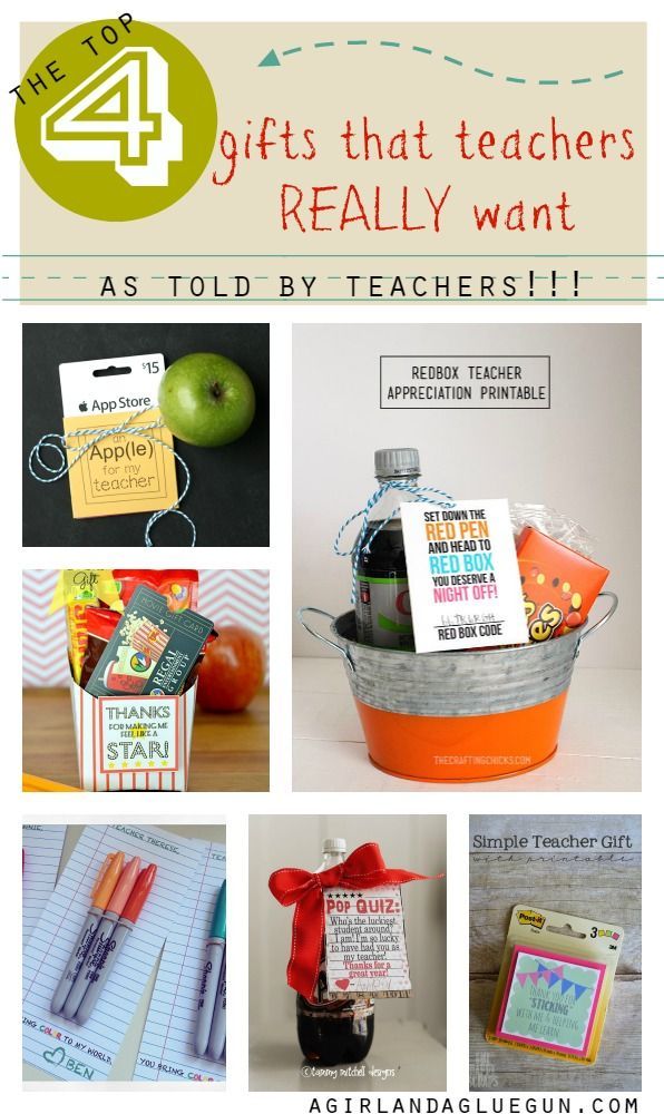 the top 4 gifts that teachers really want–told BY