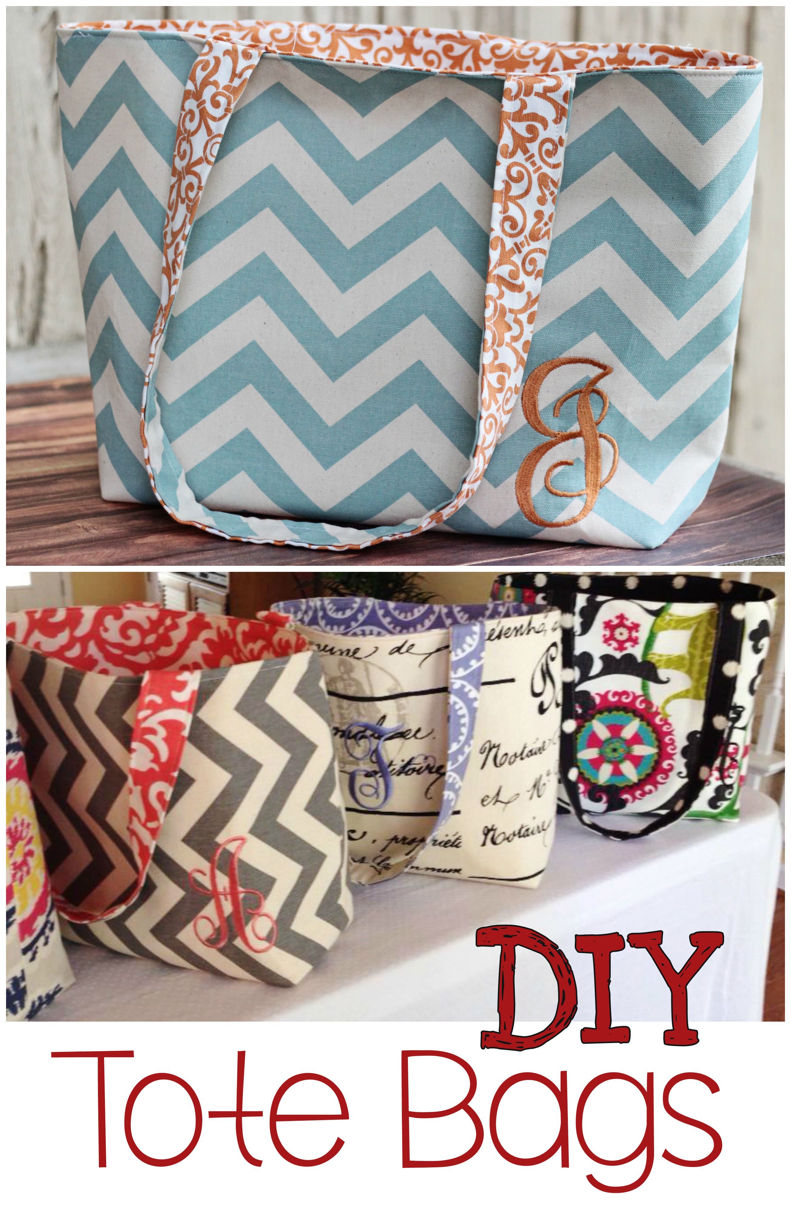 This DIY tote is easy-sew a