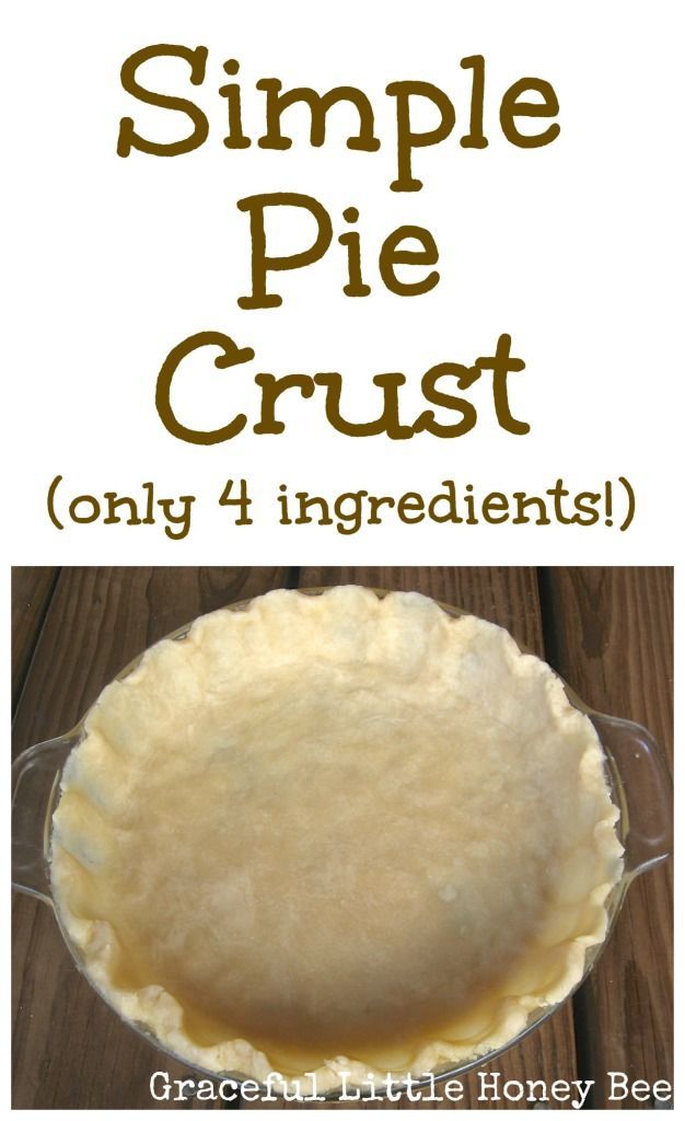 This simple pie crust recip