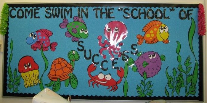 under the sea classroom | … to School Bulletin Board Under-the-Sea-Theme  Bulletin Board