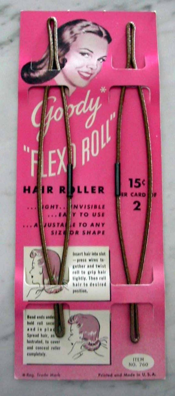 Vintage 1940s Hair Roller for Pinup Hairstyles by