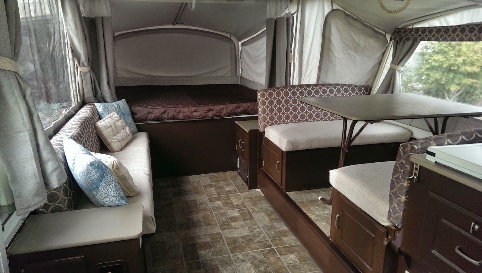 This is our one week pop-up camper remodel!