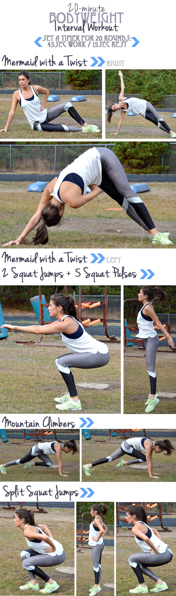 20-Minute Bodyweight Interval Workout