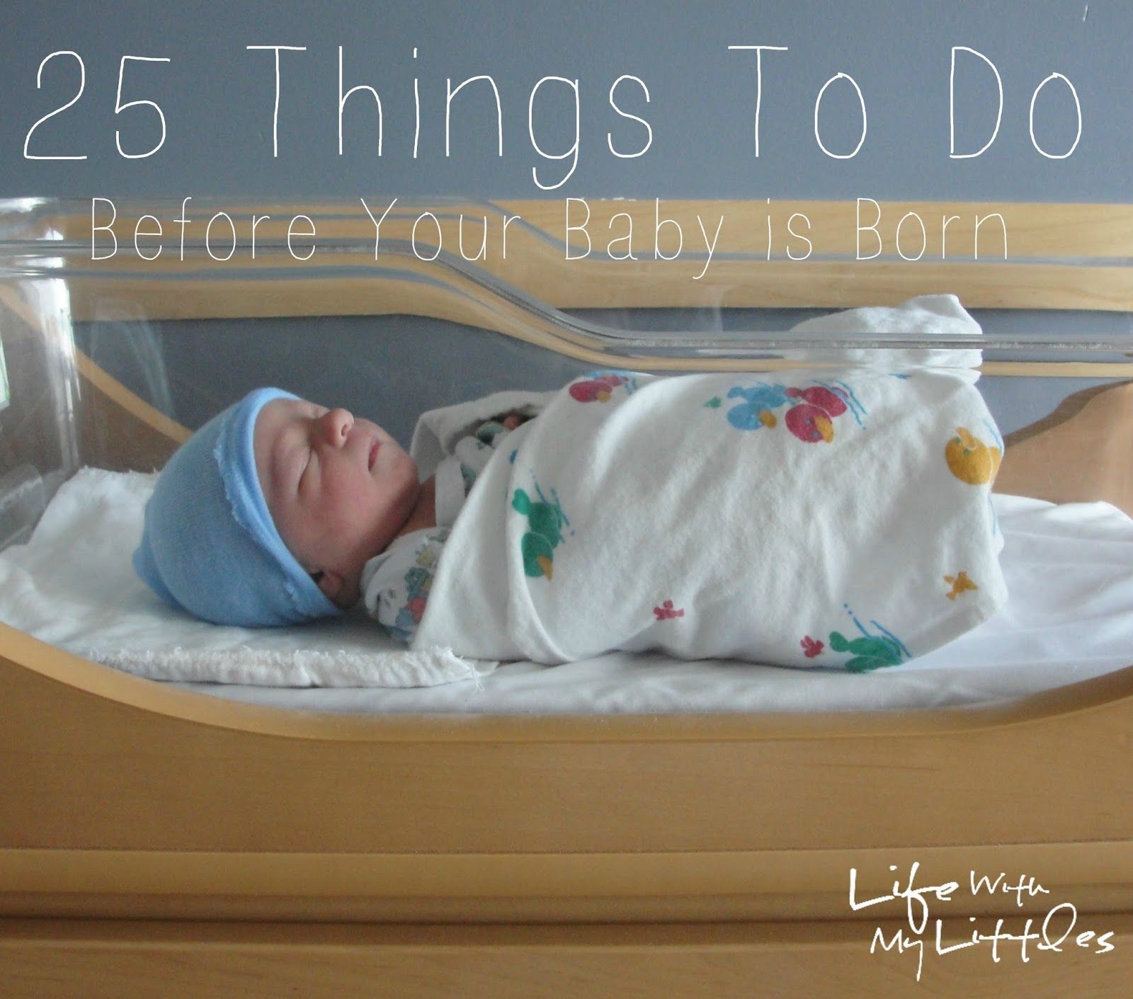 25 Things to Do Before Your Baby is Born: A great list of things to do before your baby is born so that you can be prepared and