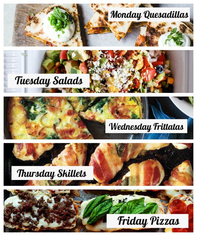 30 Minute Dinners- A Weekly Meal Plan For Busy Families – Modern Parents Messy Kids