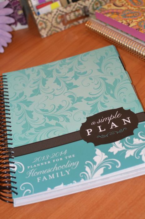 A Simple Plan  Family Homeschool Planner
